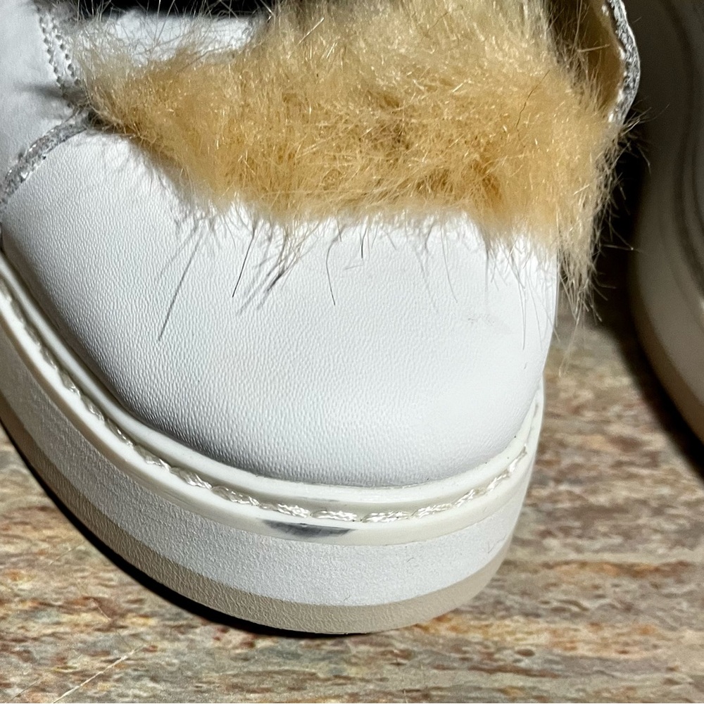 Zara Woman sneakers with plush and Sherpa - Picture 5 of 16
